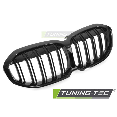 Griglia Frontale Nero Lucido Doppia Barra Nero per BMW F40 2019-2024 (Cod. TT-GRBMP0)