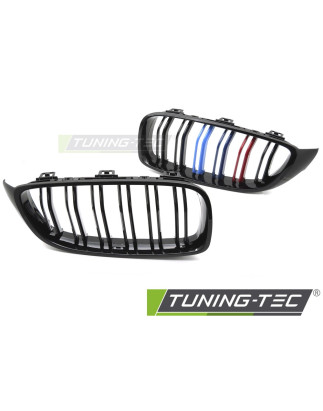 Griglia Frontale Nero Lucido Doppia Barra Nero per BMW F32/F33/F36 2013-2020 (Cod. TT-GRBML3)