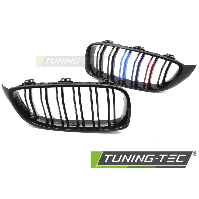 Griglia Frontale Nero Lucido Doppia Barra Nero per BMW F32/F33/F36 2013-2020 (Cod. TT-GRBML3)