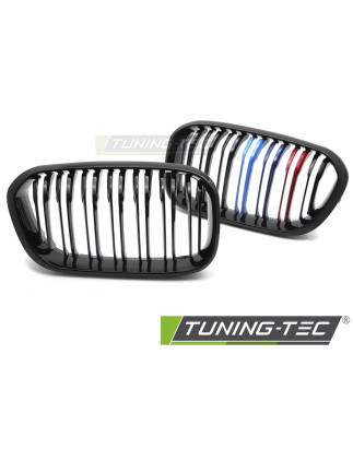 Griglia Frontale Nero Lucido Doppia Barra Nero per BMW F20/F21 Lci 2015-2018 (Cod. TT-GRBMG5)