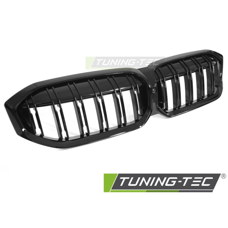 Griglia Frontale Nero Lucido Doppia Barra Nero per BMW G20/G21 Lci 2022-2026 (Cod. TT-GRBMK3)