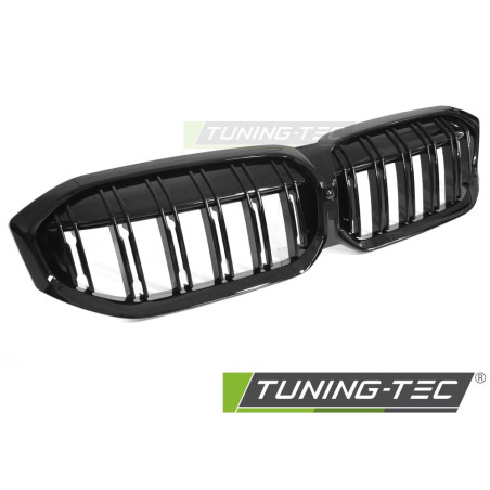 Griglia Frontale Nero Lucido Doppia Barra Nero per BMW G20/G21 Lci 2022-2026 (Cod. TT-GRBMK3)