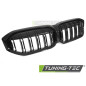 Griglia Frontale Nero Lucido Doppia Barra Nero per BMW G20/G21 Lci 2022-2026 (Cod. TT-GRBMK3)