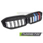 Griglia Frontale Nero Lucido Doppia Barra Nero per BMW G20/G21 Lci 2022-2026 (Cod. TT-GRBMK5)
