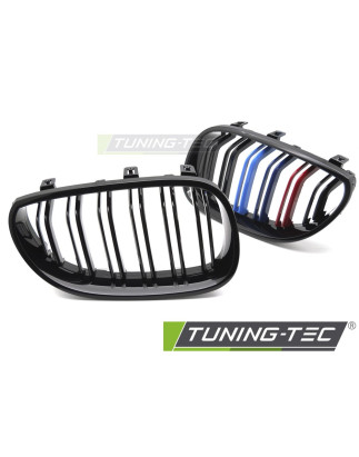Griglia Frontale Nero Lucido Doppia Barra Nero per BMW E60/E61 2003-2010 (Cod. TT-GRBML8)