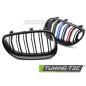 Griglia Frontale Nero Lucido Doppia Barra Nero per BMW E60/E61 2003-2010 (Cod. TT-GRBML8)