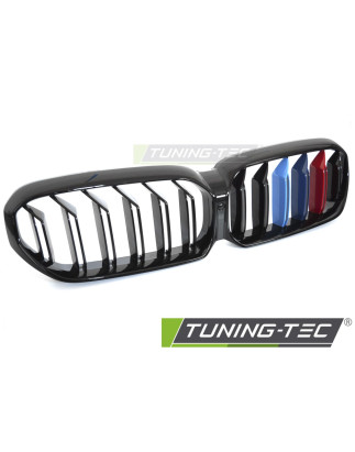 Griglia Frontale Nero Lucido Doppia Barra Nero per BMW G30/G31 Lci 2020-2023 (Cod. TT-GRBMN1)