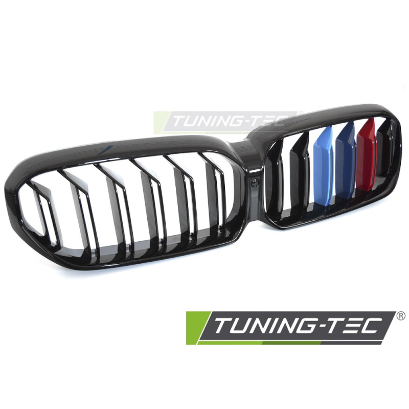 Griglia Frontale Nero Lucido Doppia Barra Nero per BMW G30/G31 Lci 2020-2023 (Cod. TT-GRBMN1)