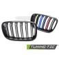 Griglia Frontale Nero Lucido Doppia Barra Nero per BMW X5 E70 /x6 E71 08-14 2007-2013 (Cod. TT-GRBMO