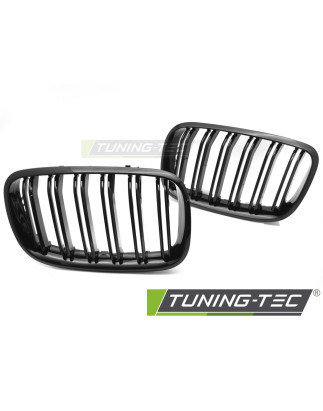 Griglia Frontale Nero Lucido Doppia Barra Nero per BMW X5 E70 /x6 E71 08-14 2007-2013 (Cod. TT-GRBMO