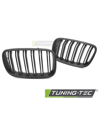 Griglia Frontale Nero Opaco Doppia Barra Nero per BMW X5 E70 /x6 E71 08-14 2007-2013 (Cod. TT-GRBMO4