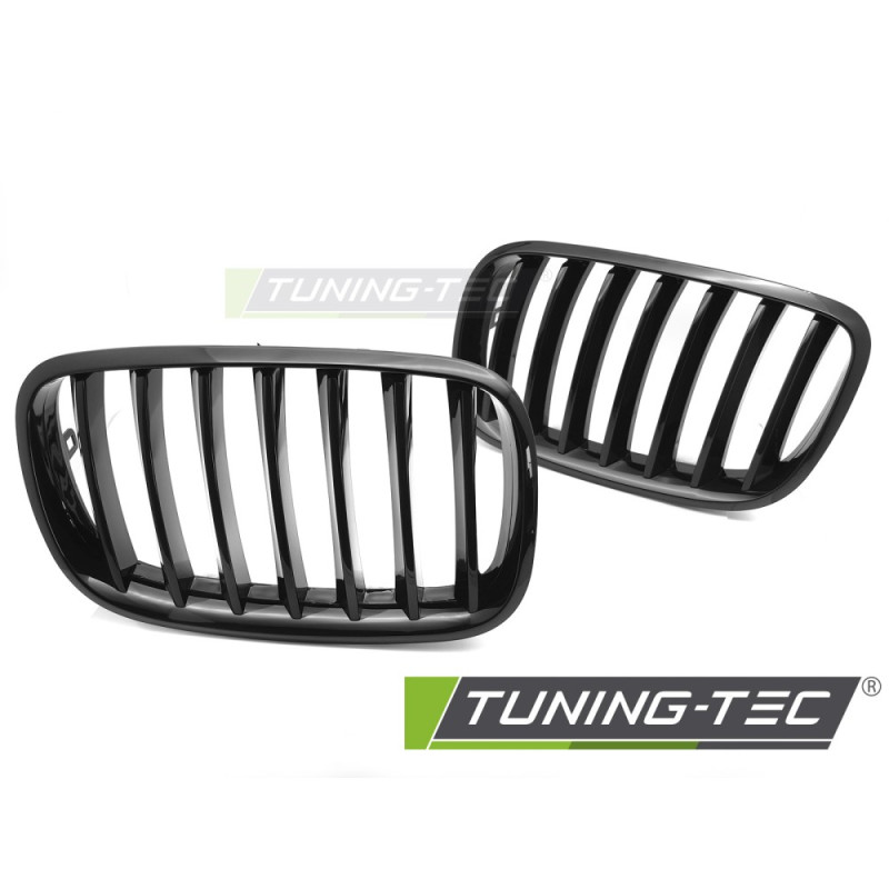 Griglia Frontale Nero Lucido Nero per BMW X5 E70 /x6 E71 08-14 2007-2013 (Cod. TT-GRBMO6)