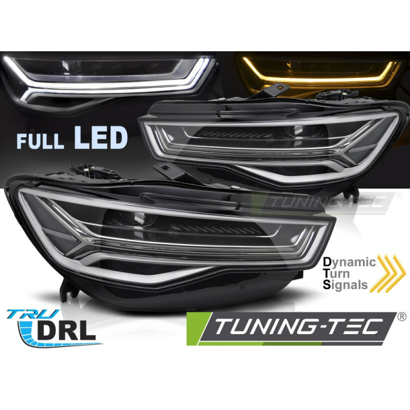Fari Anteriori Luci Diurne DRL LED per Audi A6 C7 2014-2018 (Cod. TT-LPAUH5)
