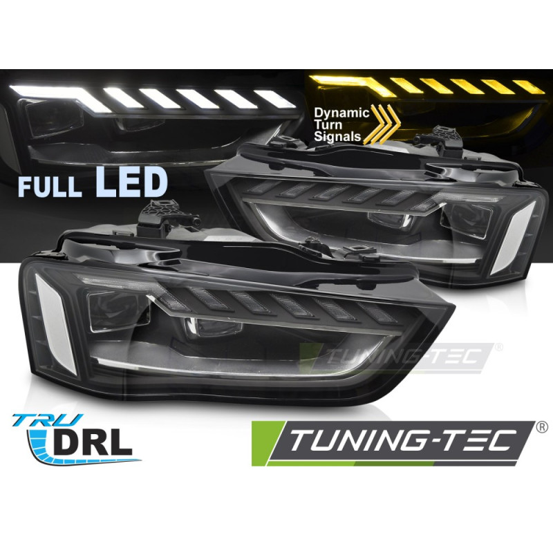 Fari Anteriori Luci Diurne DRL LED per Audi A4 B8 2012-2015 (Cod. TT-LPAUH4)