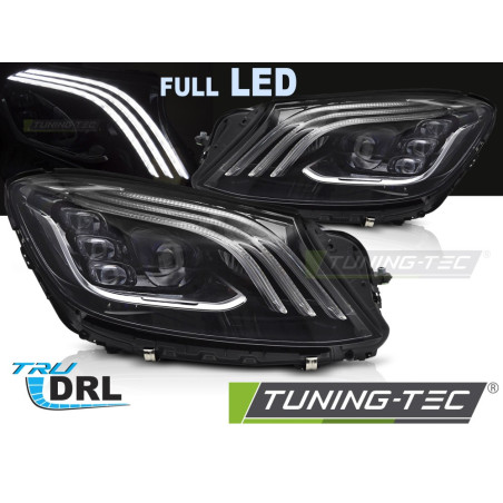 Fari Anteriori Luci Diurne DRL LED per Mercedes-Benz S-class W222 2013-2017 (Cod. TT-LPMEF7)