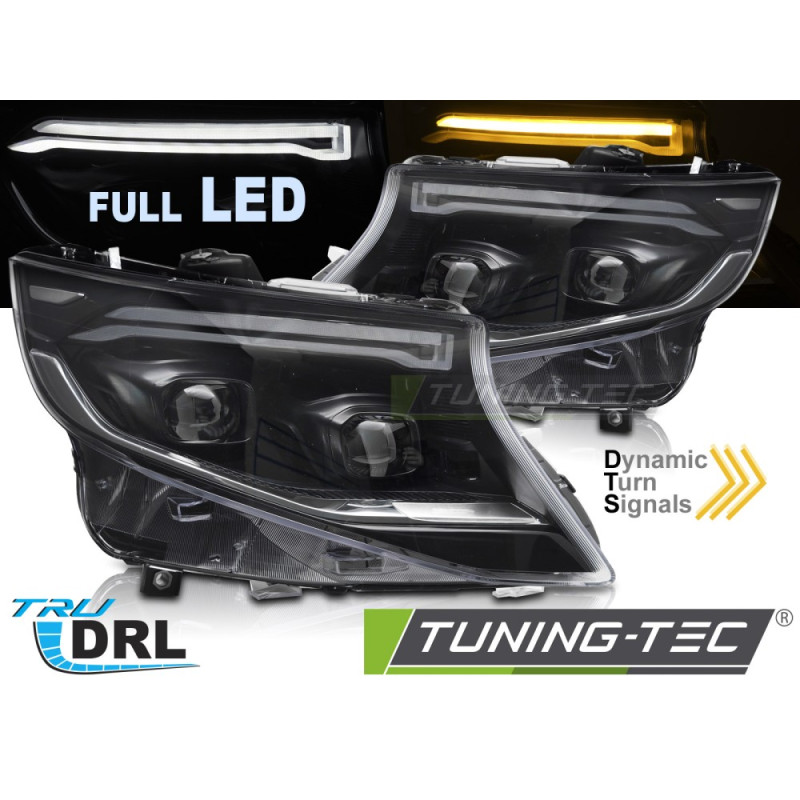 Fari Anteriori Luci Diurne DRL LED per Mercedes-Benz V-class/vito W447 2014-2023 (Cod. TT-LPMEF9)