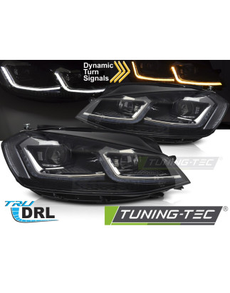 Fari Anteriori Luci Diurne DRL LED per Volkswagen Golf Vii 2017-2019 (Cod. TT-LPVX09)