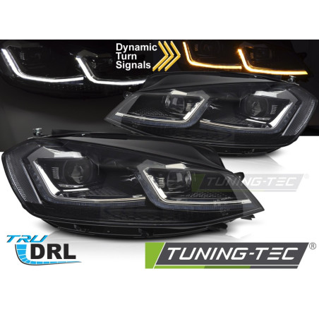 Fari Anteriori Luci Diurne DRL LED per Volkswagen Golf Vii 2017-2019 (Cod. TT-LPVX09)