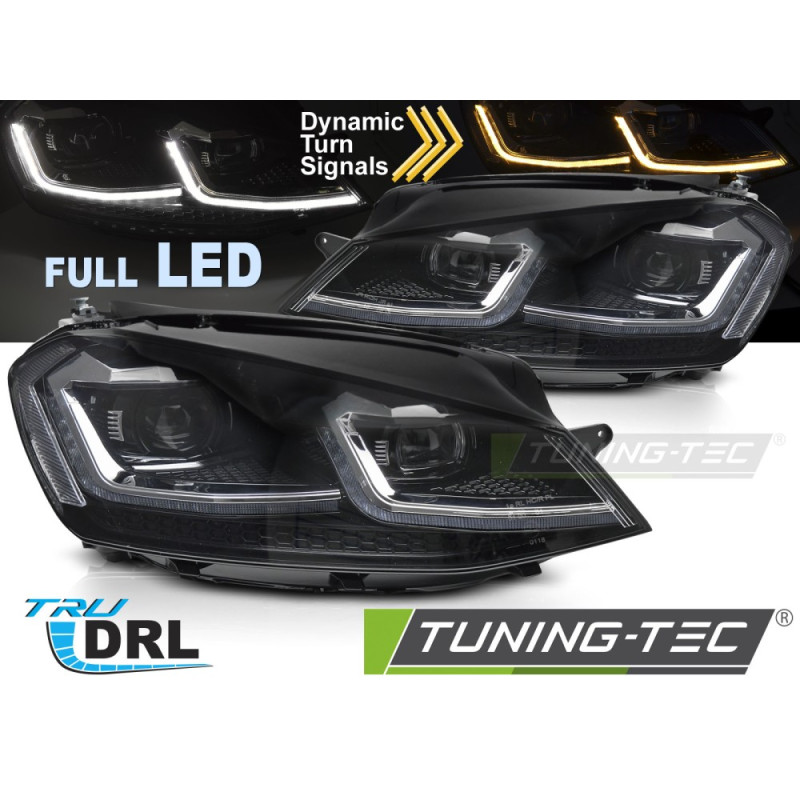 Fari Anteriori Luci Diurne DRL LED per Volkswagen Golf Vii 2013-2017 (Cod. TT-LPVX07)