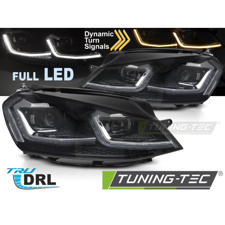 Fari Anteriori Luci Diurne DRL LED per Volkswagen Golf Vii 2013-2017 (Cod. TT-LPVX07)