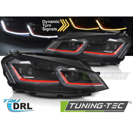 Fari Anteriori Luci Diurne DRL LED per Volkswagen Golf Vii 2013-2017 (Cod. TT-LPVX06)