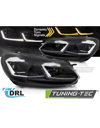 Fari Anteriori Luci Diurne DRL LED per Volkswagen Golf Vi 2008-2012 (Cod. TT-LPVWZ6)