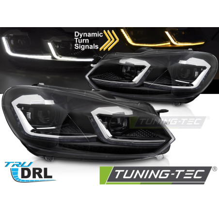 Fari Anteriori Luci Diurne DRL LED per Volkswagen Golf Vi 2008-2012 (Cod. TT-LPVWZ6)