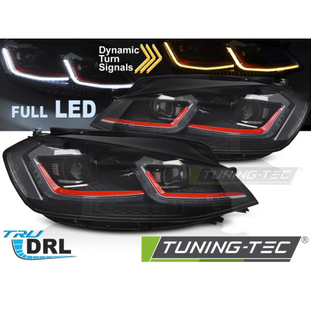 Fari Anteriori Luci Diurne DRL LED per Volkswagen Golf Vii 2017-2019 (Cod. TT-LPVX12)