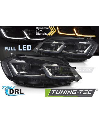 Fari Anteriori Luci Diurne DRL LED per Volkswagen Golf Vii 2017-2019 (Cod. TT-LPVX11)
