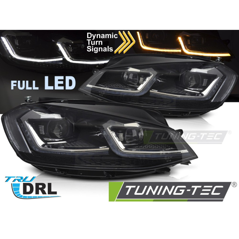Fari Anteriori Luci Diurne DRL LED per Volkswagen Golf Vii 2017-2019 (Cod. TT-LPVX11)