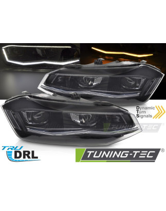 Fari Anteriori Luci Diurne DRL LED per Volkswagen Polo Vi 2G 2017-2021 (Cod. TT-LPVX18)