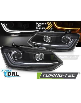 Fari Anteriori Luci Diurne DRL LED per Volkswagen Polo V 6R 2009-2017 (Cod. TT-LPVX16)