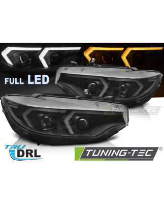 Fari Anteriori Luci Diurne DRL LED Nero per BMW F32/F33 2013-2017 (Cod. TT-LPBMS8)