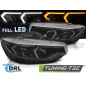 Fari Anteriori Luci Diurne DRL LED Nero per BMW F32/F33 2013-2017 (Cod. TT-LPBMS8)