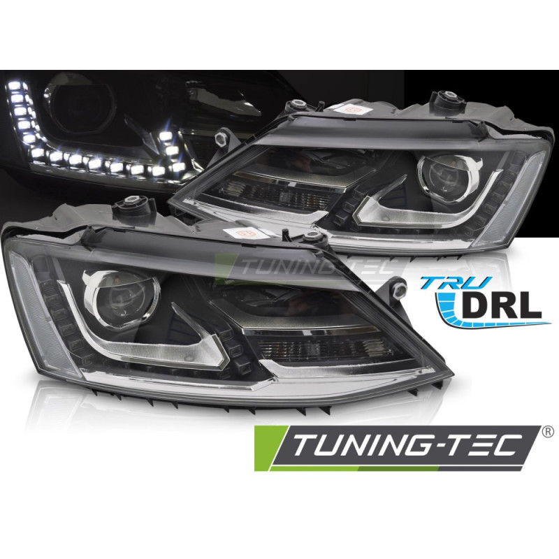 Fari Anteriori Luci Diurne DRL LED per Volkswagen Jetta Vi 2011-2018 (Cod. TT-LPVWZ9)