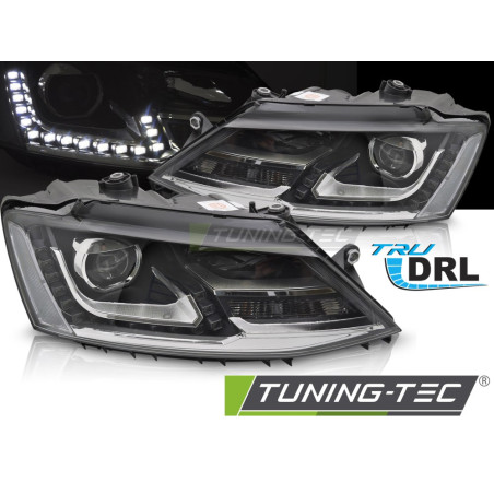 Fari Anteriori Luci Diurne DRL LED per Volkswagen Jetta Vi 2011-2018 (Cod. TT-LPVWZ9)