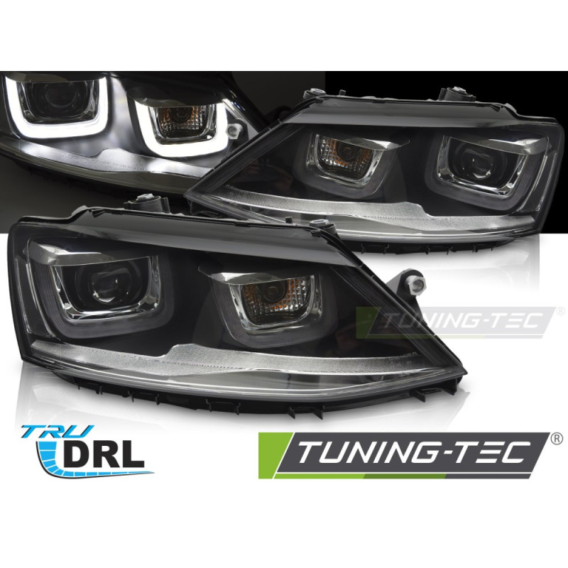 Fari Anteriori Luci Diurne DRL LED per Volkswagen Jetta Vi 2011-2018 (Cod. TT-LPVX01)