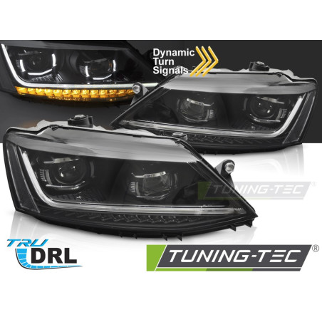 Fari Anteriori Luci Diurne DRL LED per Volkswagen Jetta Vi 2011-2018 (Cod. TT-LPVX02)