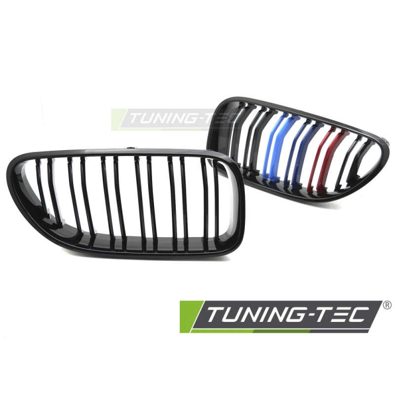 Griglia Frontale Nero Lucido Doppia Barra Nero per BMW F12/F13 2011-2018 (Cod. TT-GRBMT0)