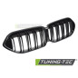Griglia Frontale Nero Lucido Doppia Barra Nero per BMW F44 2019-2024 (Cod. TT-GRBMP7)