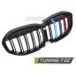 Griglia Frontale Nero Lucido Doppia Barra Nero per BMW F40 2019-2024 (Cod. TT-GRBMP2)