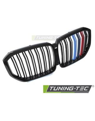 Griglia Frontale Nero Lucido Doppia Barra Nero per BMW X5 G05 2019-2022 (Cod. TT-GRBMX8)
