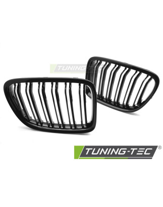 Griglia Frontale Nero Lucido Doppia Barra Nero per BMW X1 E84 2009-2014 (Cod. TT-GRBMU0)