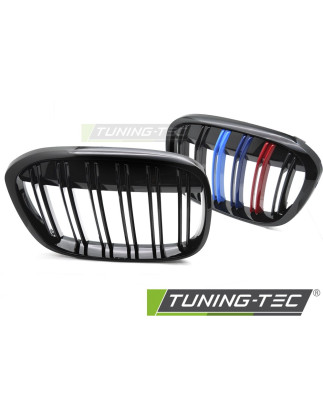 Griglia Frontale Nero Lucido Nero per BMW X1 F48 2015-2020 (Cod. TT-GRBMU5)