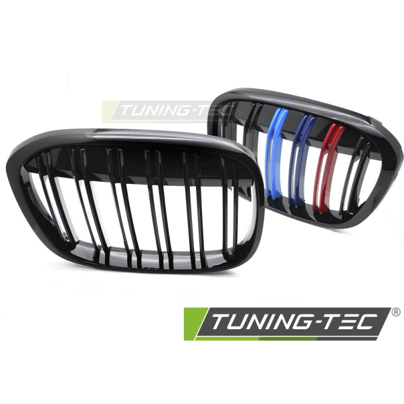Griglia Frontale Nero Lucido Nero per BMW X1 F48 2015-2020 (Cod. TT-GRBMU5)