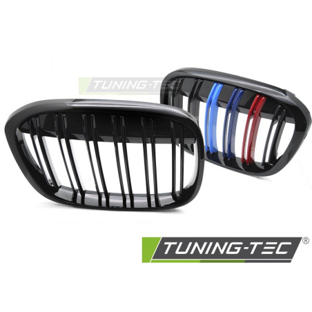 Griglia Frontale Nero Lucido Nero per BMW X1 F48 2015-2020 (Cod. TT-GRBMU5)