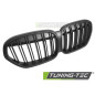 Griglia Frontale Nero Opaco Doppia Barra Nero per BMW X1 F48 Lci 2020-2022 (Cod. TT-GRBMU7)