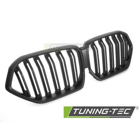 Griglia Frontale Nero Opaco Doppia Barra Nero per BMW X6 G06 2019-2023 (Cod. TT-GRBMY8)