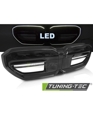Griglia Frontale LED Nero Lucido Nero per BMW G60 G61 Dal 2023 (Cod. TT-GRBMS5)
