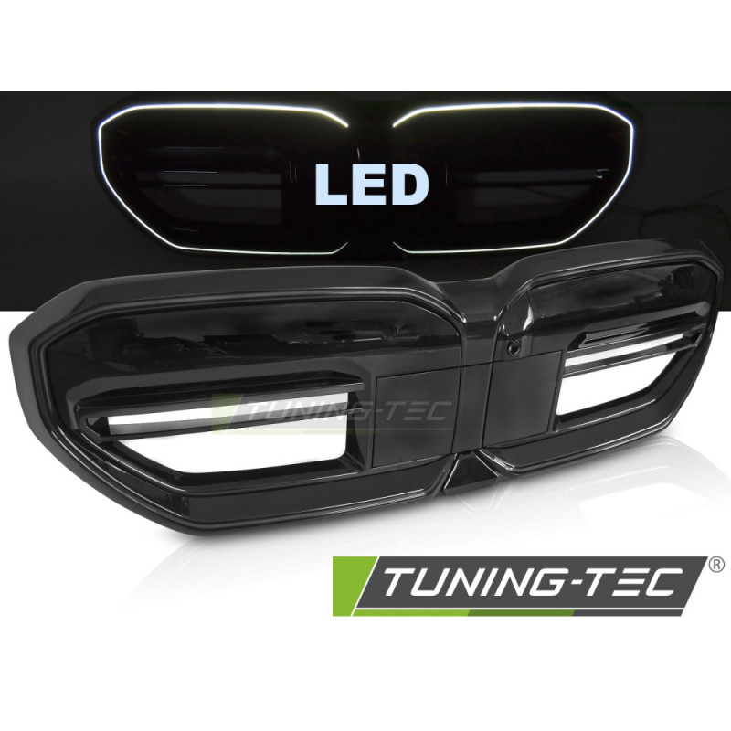Griglia Frontale LED Nero Lucido Nero per BMW G60 G61 Dal 2023 (Cod. TT-GRBMS5)